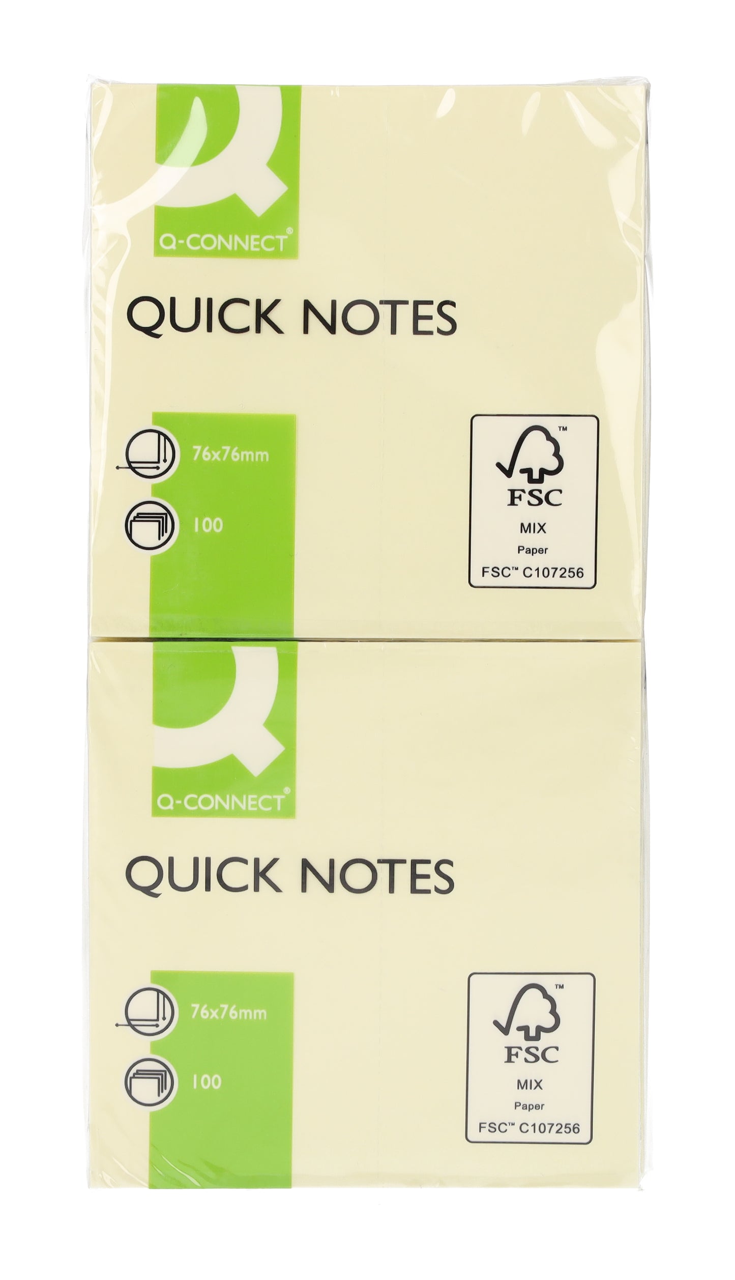 Sticky Notes 76 X 76mm Yellow (12 Pack) - 