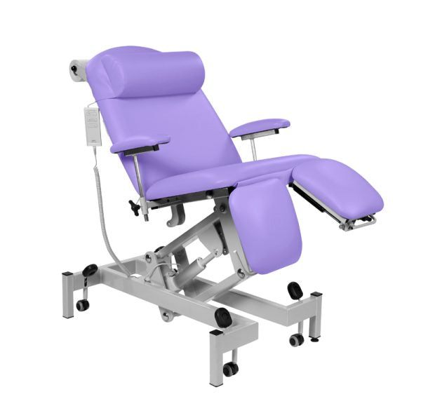 Sunflower Fusion Electric Height Split Foot Section Treatment Chair - Tilting Seat, Gas Assist Head - 