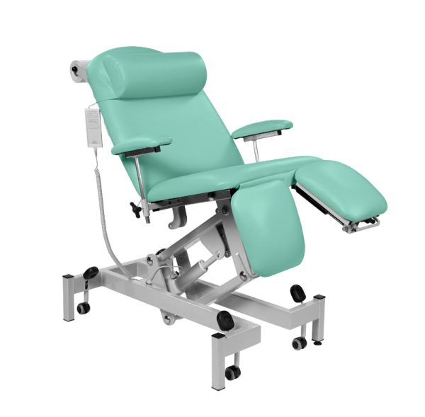 Sunflower Fusion Electric Height Split Foot Section Treatment Chair - Tilting Seat, Gas Assist Head - 