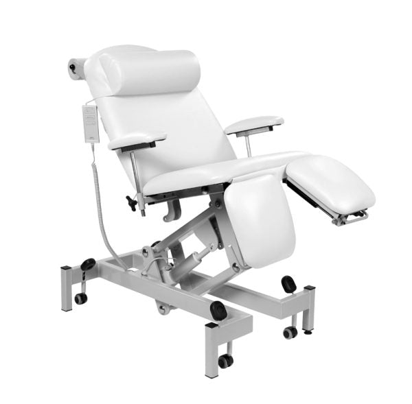 Sunflower Fusion Electric Height Split Foot Section Treatment Chair - Tilting Seat, Gas Assist Head - 