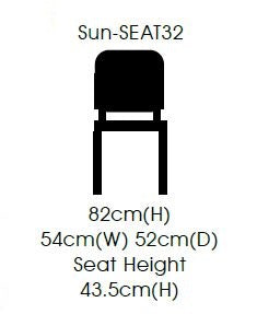 Sunflower Galaxy Visitor Chair (Anti Bacterial) - 