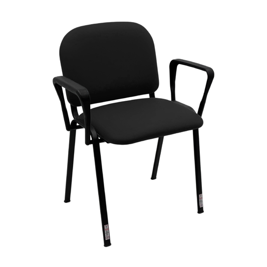 Sunflower Galaxy Visitor Chair with Arms - Anti-Bacterial Vinyl Upholstery - 
