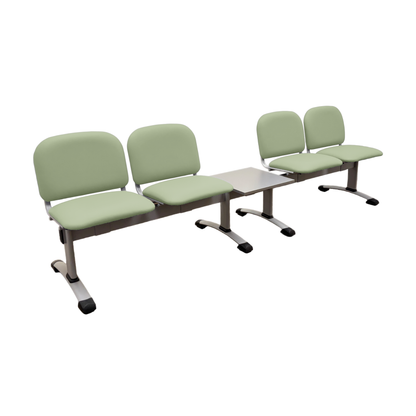 Venus Visitor 4 Seat 1 Table Module - Anti-bacterial Vinyl - 
