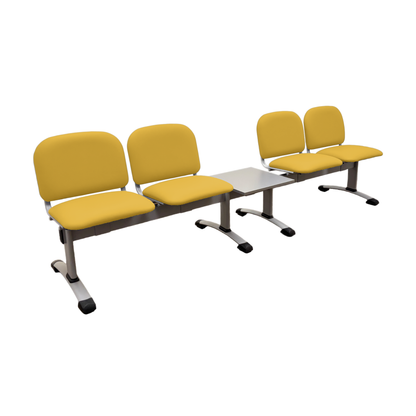 Venus Visitor 4 Seat 1 Table Module - Anti-bacterial Vinyl - 