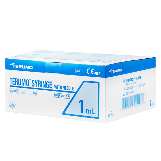 Terumo Syringe & Needle 5ml 21g x 1 1/2" 38mm x 100 - 