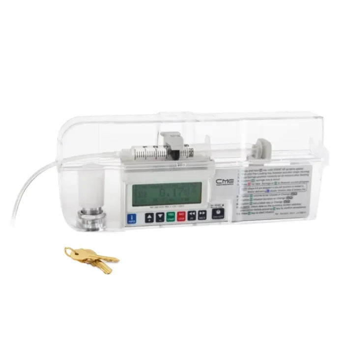 T34 Lockbox for BD BodyGuard T Syringe Pump with 2 Keys - 30ml - 