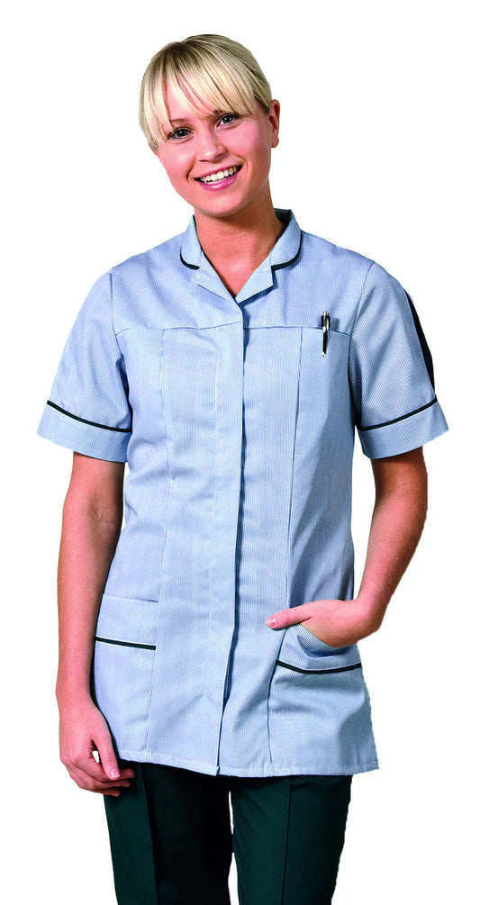 Tara Ladies Tunic - Hospital/Striped - 