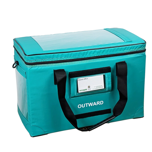 Insulated Pharmacy Bag 460mm x 305mm x 255mm - Green