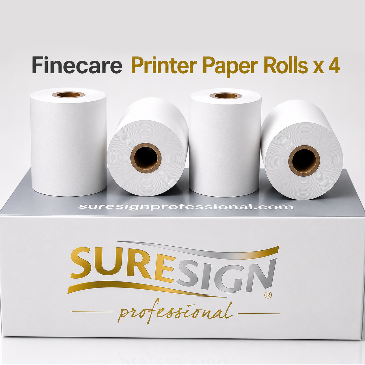 Finecare Printer Paper Rolls - Pack of 4