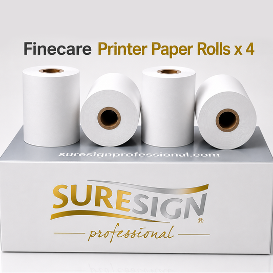 Finecare Printer Paper Rolls - Pack of 4 - 