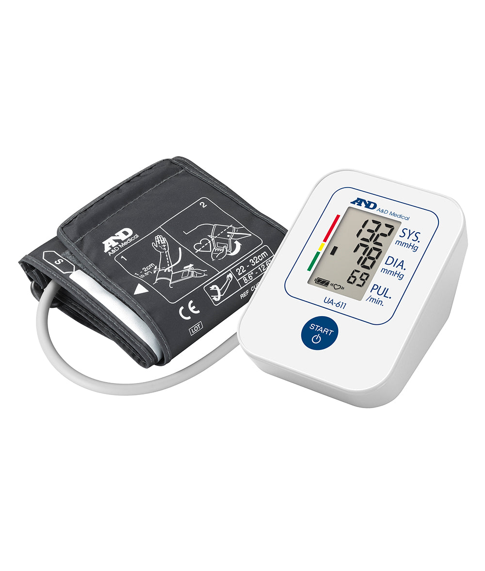 A&D Medical UA-611 Upper Arm Blood Pressure Monitor - 