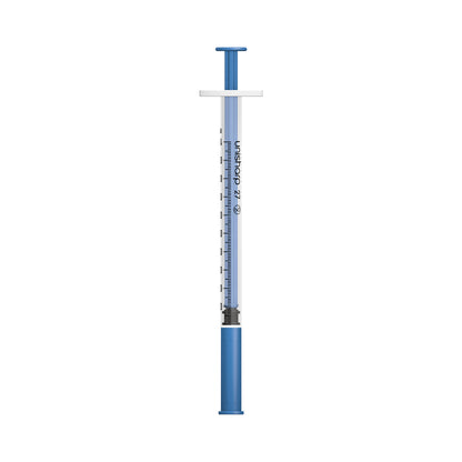 Unisharp 1ml Fixed 27G 0.5" - Blue  x 100 - 