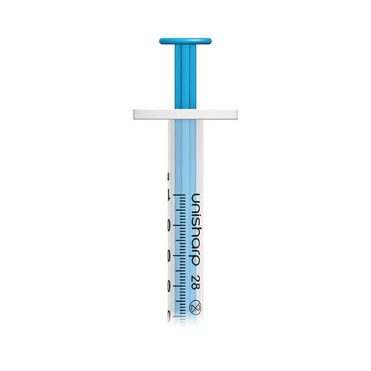 Unisharp 1ml Fixed 28G Green x 100 - 