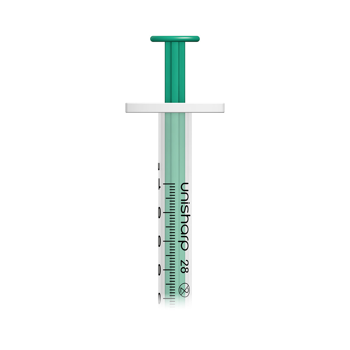 Unisharp 1ml Fixed 28G Orange x 100 - 
