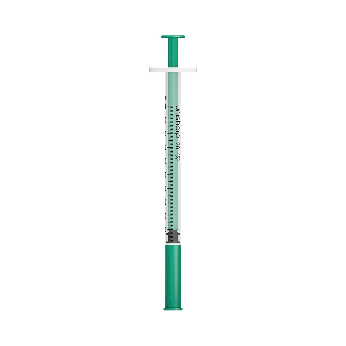 Unisharp 1ml Fixed 28G Orange x 100 - 
