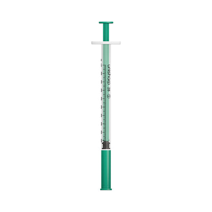 Unisharp 1ml Fixed 28G Orange x 100 - 