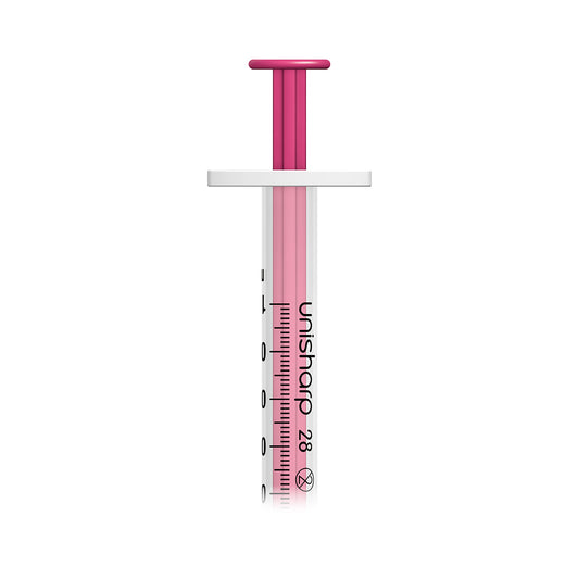 Unisharp 1ml Fixed 28G Mint x 100 - 