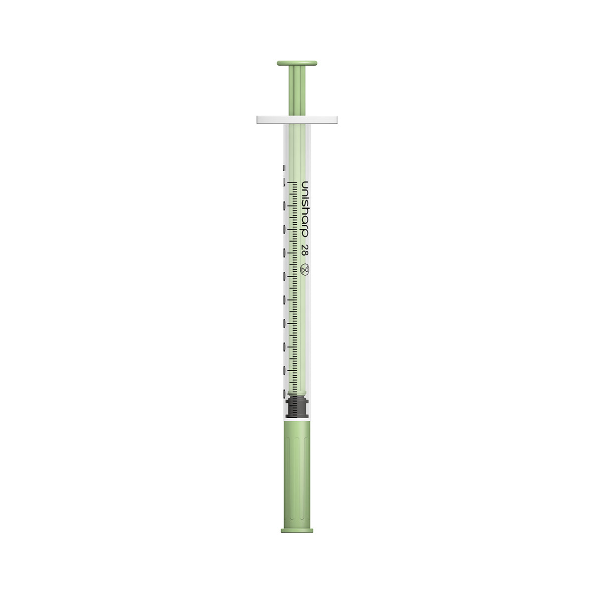 Unisharp 1ml Fixed 28G Mint x 100