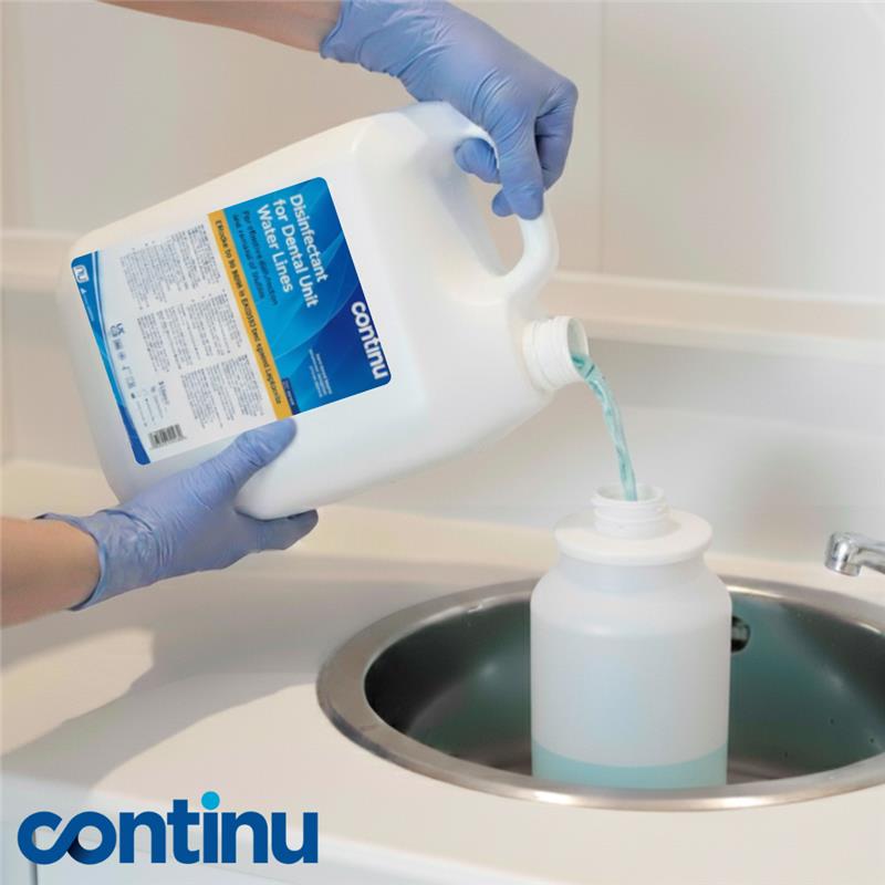 Continu Disinfectant for Dental Unit Water Lines 5 Litres - 