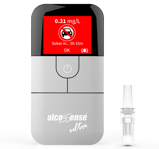 Professional Fuel Cell Breathalyser - Alcosense
