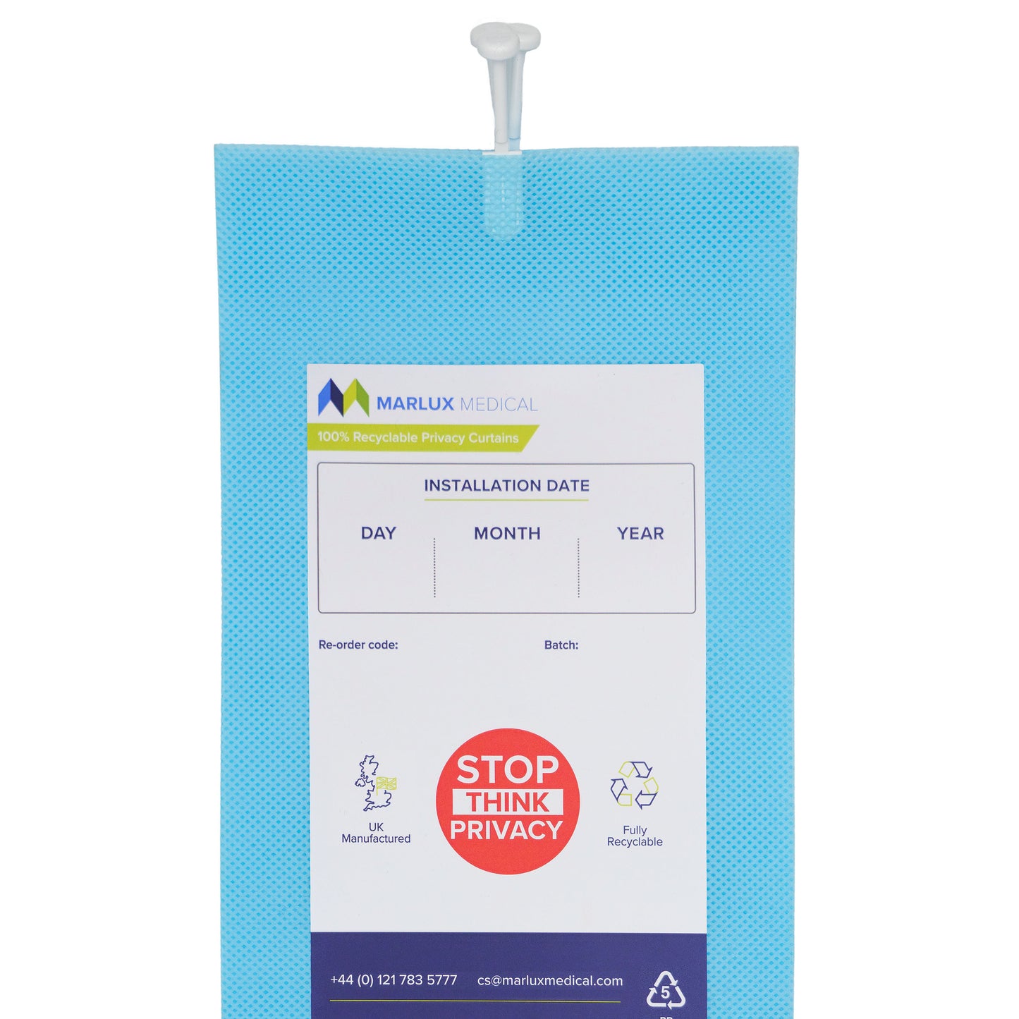 Marlux 7.2M x 1.95M Uni-Glide Anti-Bac Curtains - 