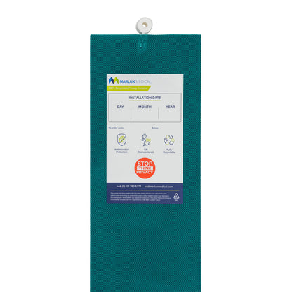 Marlux Medical Antimicrobial Treated Cubicle Curtain - 2400mm x 1950mm - Dove Grey - Case of 24 - 