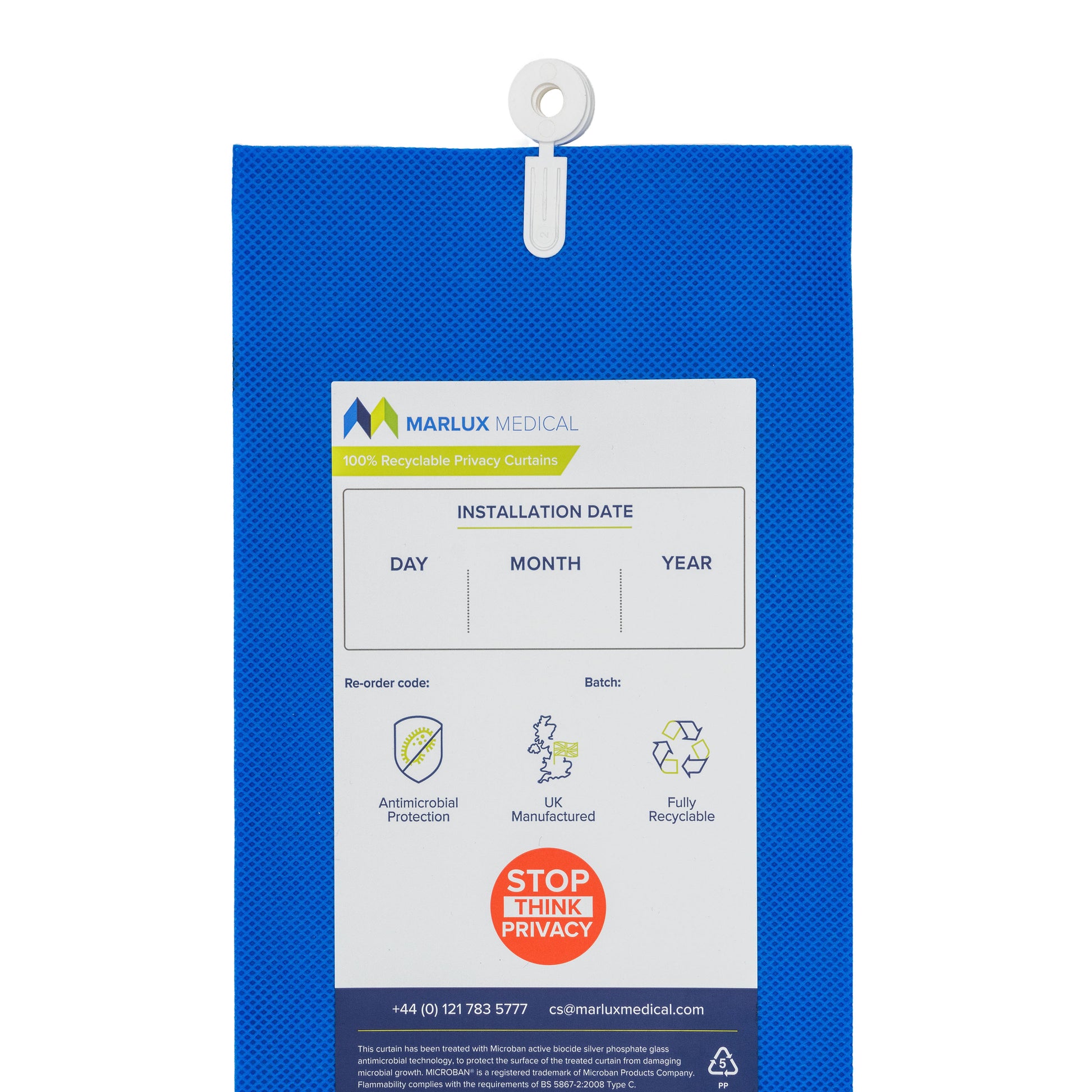 Marlux™ 7.2M x 1.95M Univ Anti-Bac Curtains - Single - 