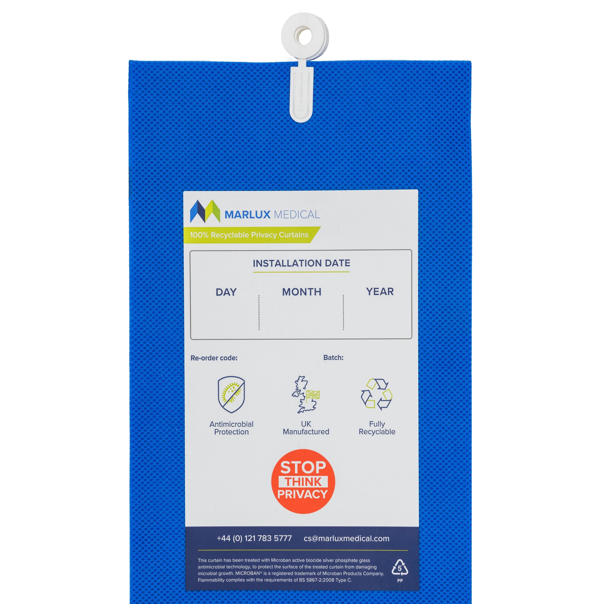 Marlux™ 4.2M x 1.95M Universal Anti-Bac Curtains - Single - 