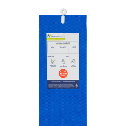 Marlux Medical Antimicrobial Treated Cubicle Curtain - 2400mm x 1950mm - Dove Grey - Case of 24 - 