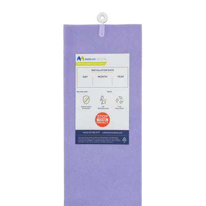 Marlux Medical Antimicrobial Treated Cubicle Curtain - 2400mm x 1950mm - Dove Grey - Case of 24 - 