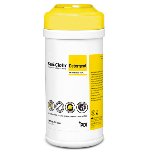 PDI Sani-Cloth Detergent Wipes - Multi Surface Wipe x 150 - PDI