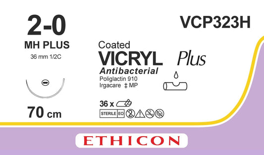 VICRYL PLUS Antibacterial Sutures - Box 36 - 