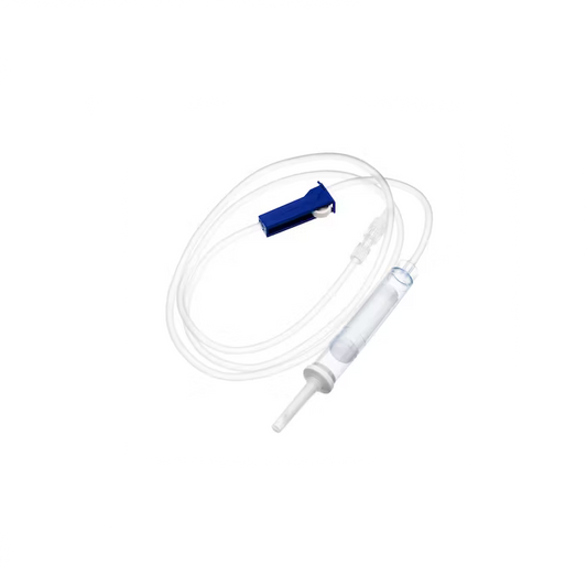 Unvented Blood Set with a Rotating Luer Lock and a Priming Cap - 160cm Box of 50