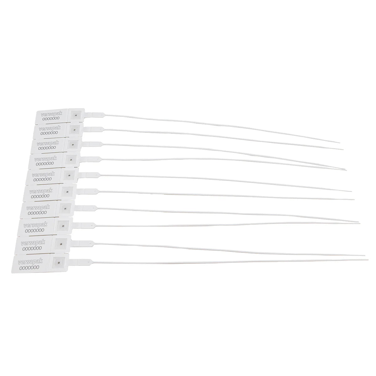 VersaPull Numbered Metal Jaw Plastic Security Seal - 2mm x 415mm - 