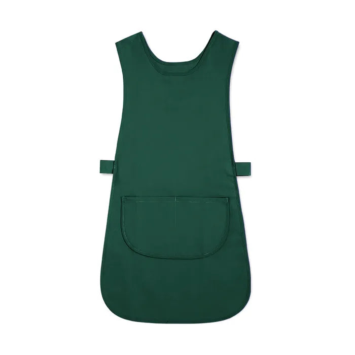 Long length tabard with pocket - Bottle Green - 