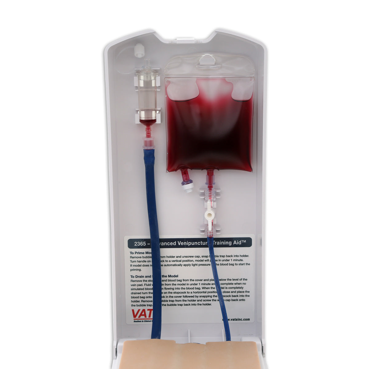 Advanced Four-Vein Venipuncture Training Aid™ - Dermalike II™ Latex Free