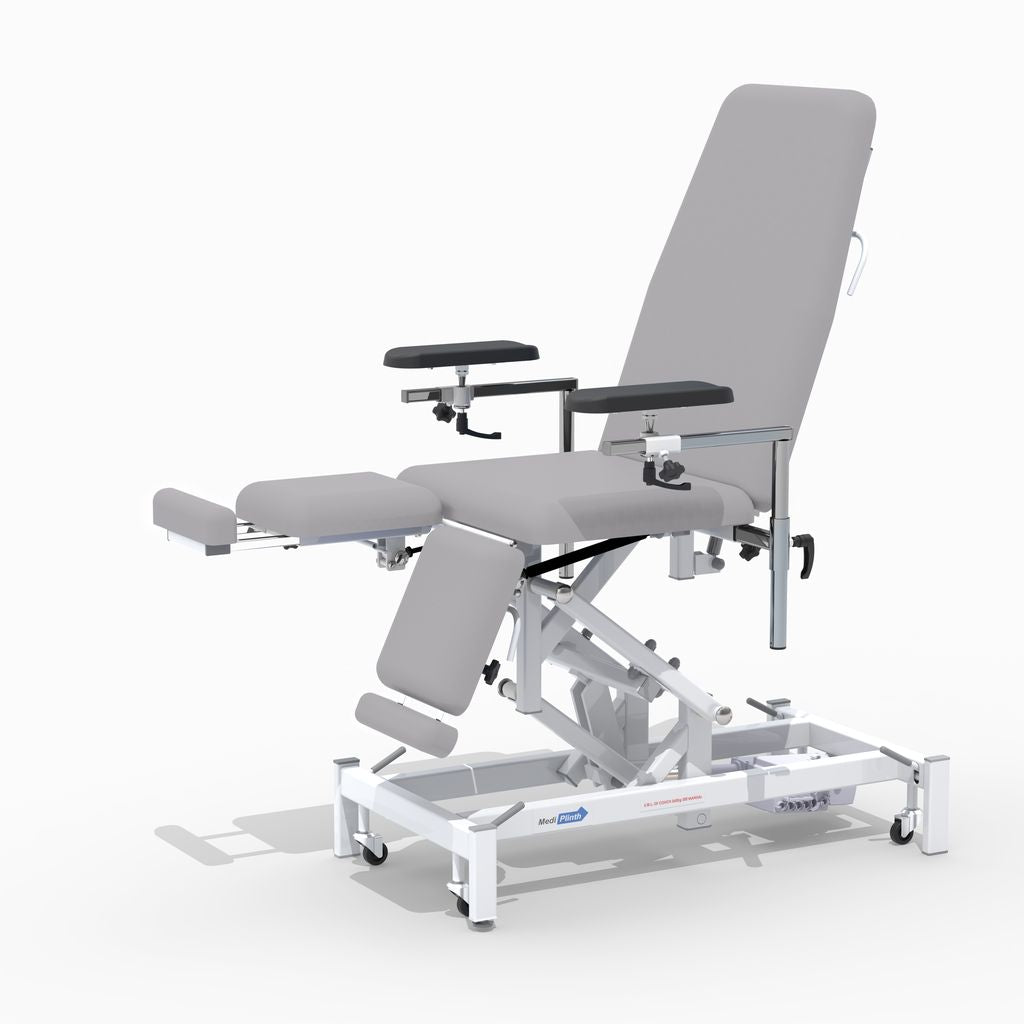 Medi-Plinth Phlebotomy Chair with Split Legs - Hydraulic - 