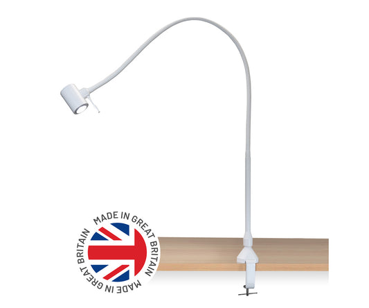 DARAY LED desk mounted examination light with flexible arm
