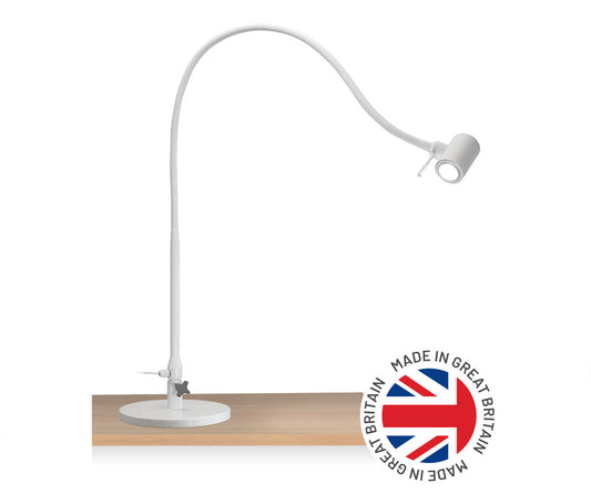 DARAY LED weighted desk stand examination light with flexible arm - 