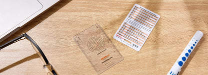 Set of 12 Essential Lanyard Cards (ID Card Size) with Holder & Retractable Reel - 