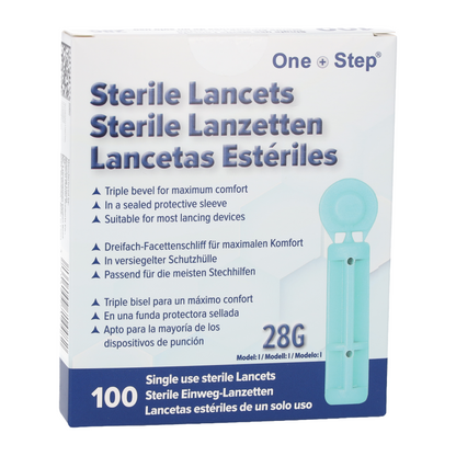 Glucometer Lancets x 100 - Glucose in Blood Meter - 