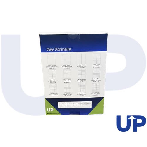 A4 Multipurpose Labels 1 Per Sheet 199.6 x 289mm (WHighte) Pack of 100 - Compatible - 