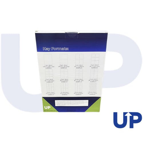 A4 Multipurpose Labels 2 Per Sheet 199.6 x 143.5mm (White) Pk of 100 - Compatible - 