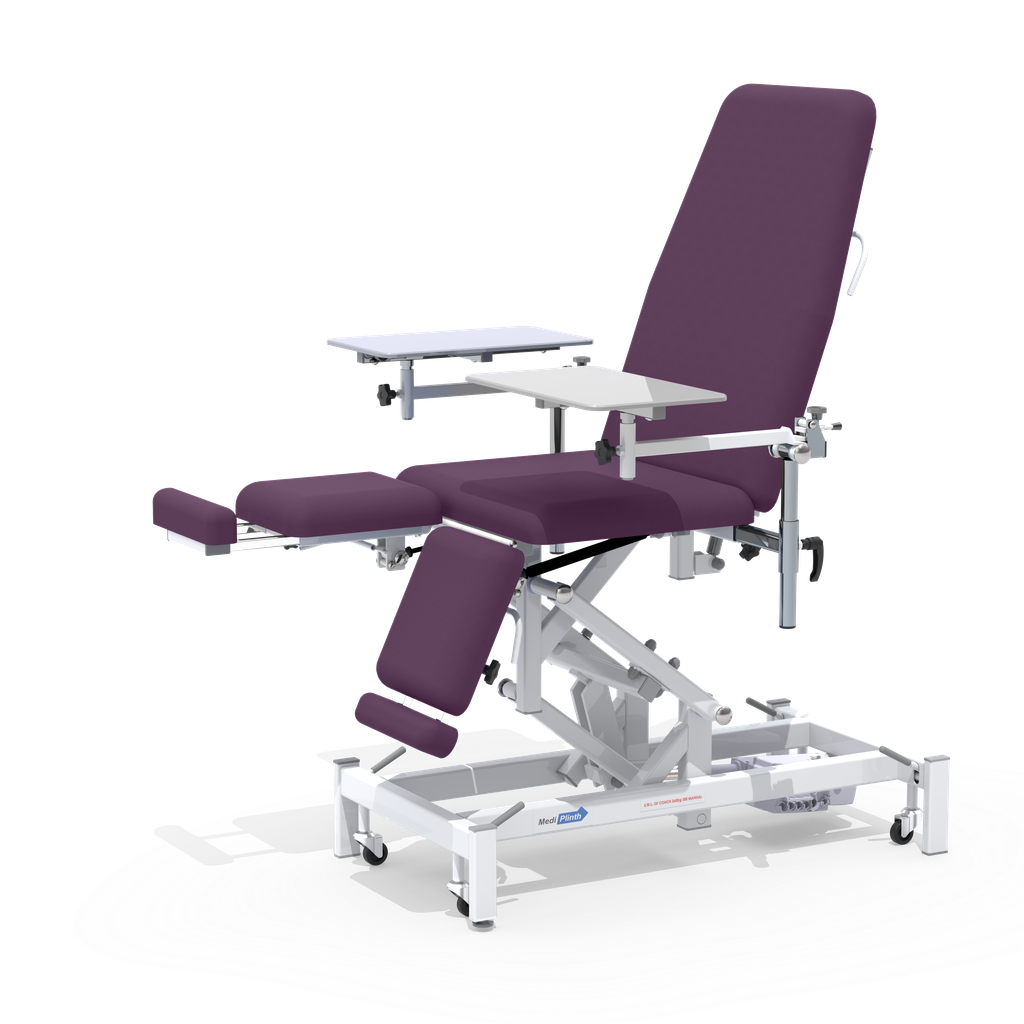 Medi-Plinth Treatment/Plaster Chair - Split Leg - Hydraulic - 