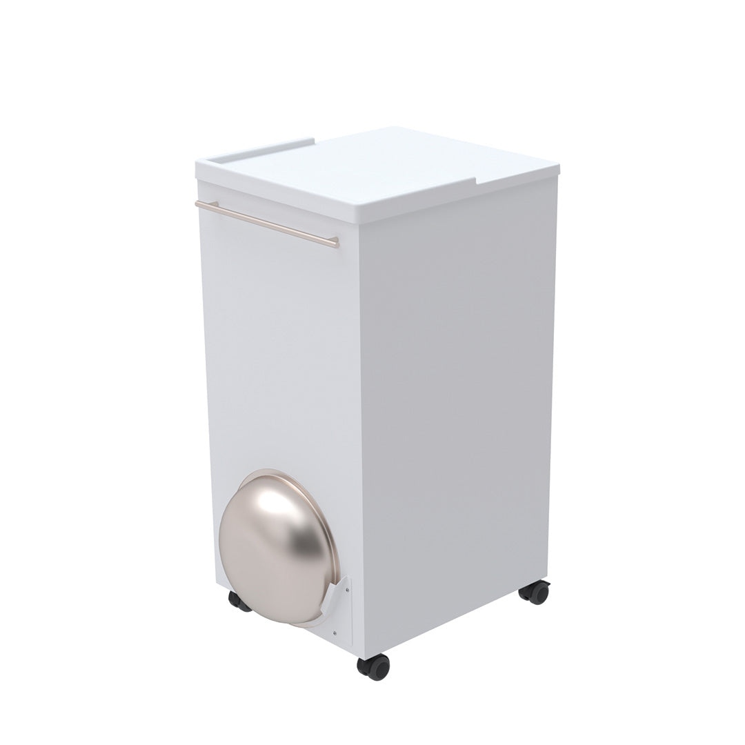 Bedside Locker, Cupboard & Lockable Flap, Digital Lock - 