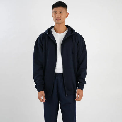 JH50 Zip Up Hoodie Black - 