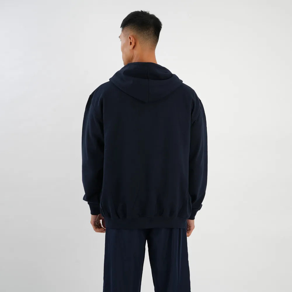 JH50 Zip Up Hoodie Black - 