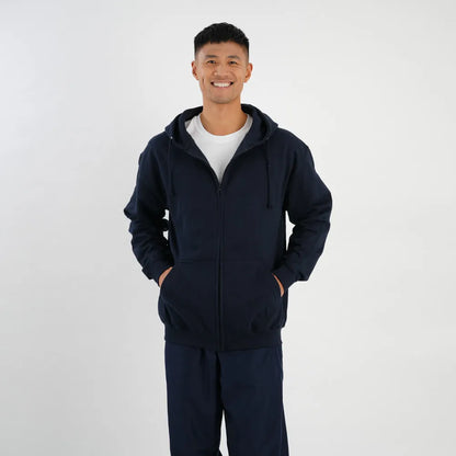 JH50 Zip Up Hoodie Black - 