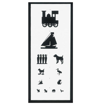 Test Chart, Double Sided 6M Viewing Distance - 