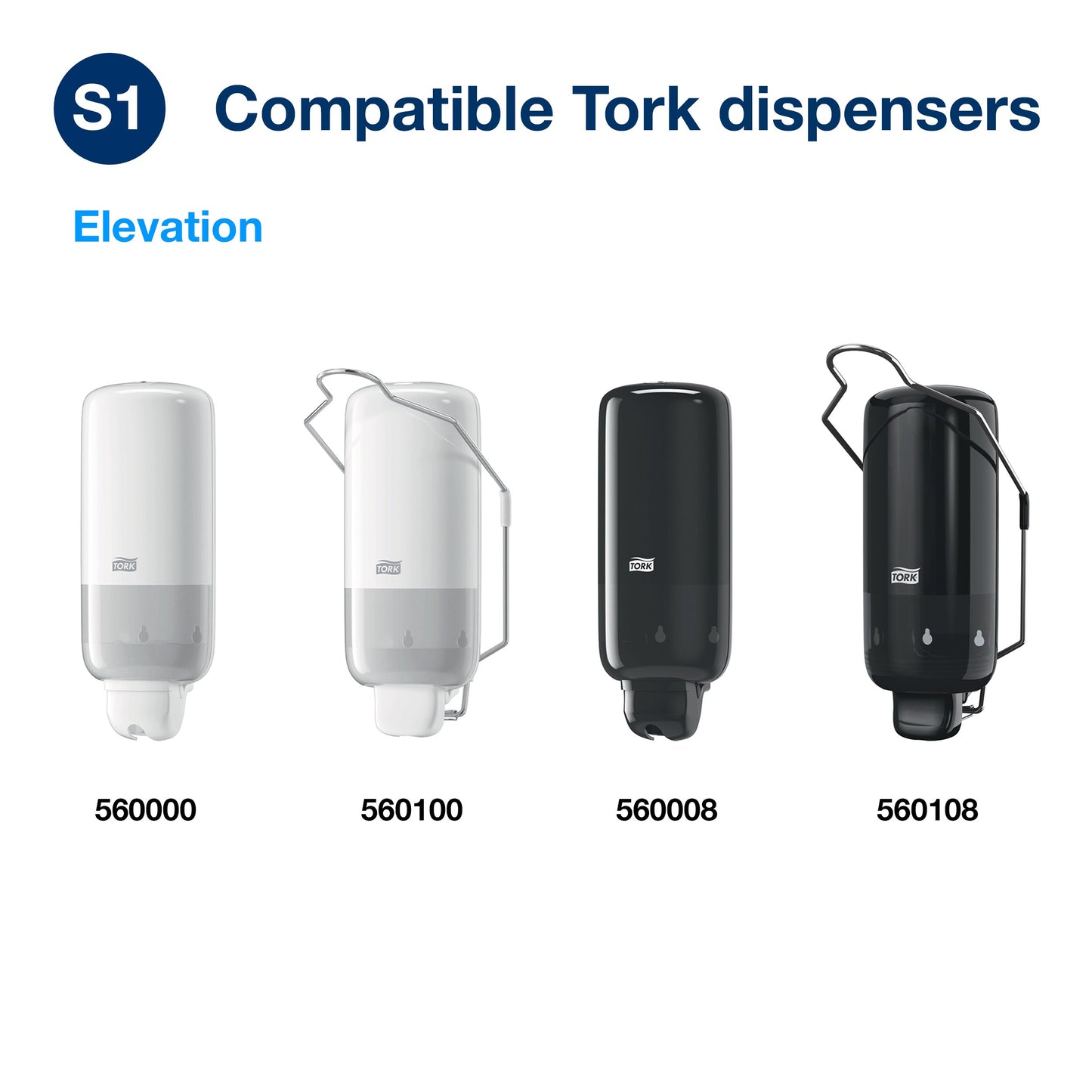 Tork Moisturising Salubrin Hand Sanitiser Gel Refill S1, EN1500 & EN14476, 6 x 1000ml, 910103